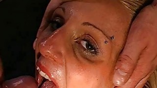 Girls are getting lusty shower of warm ball jism Thumbnail