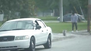 Hardcore Interracial pounding with busty female cop and big black cocked stud Thumbnail