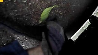 Busty blonde milf blowing long dong in tow truck Thumbnail